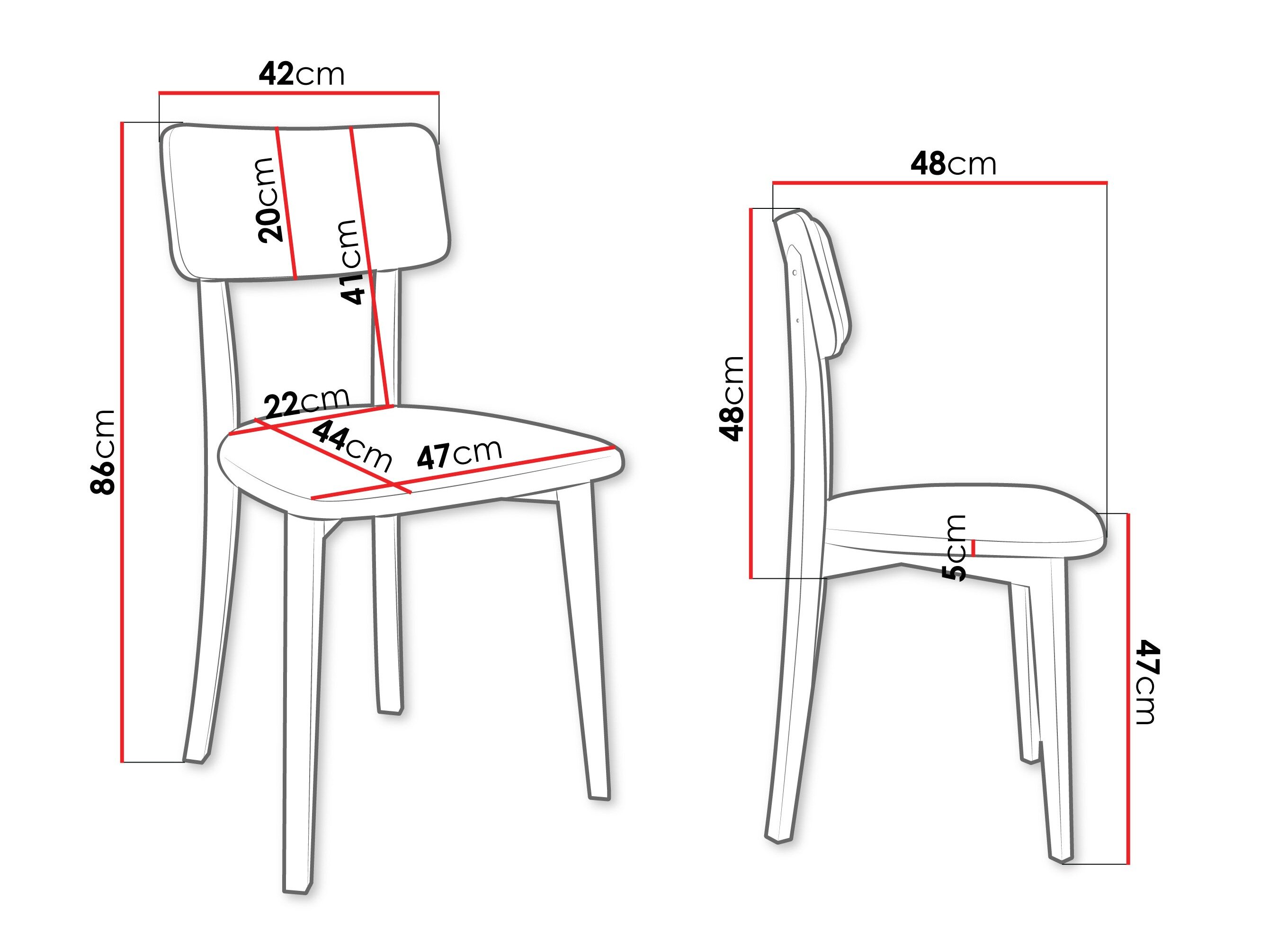 Stol Victorville 380 (Hvid)
