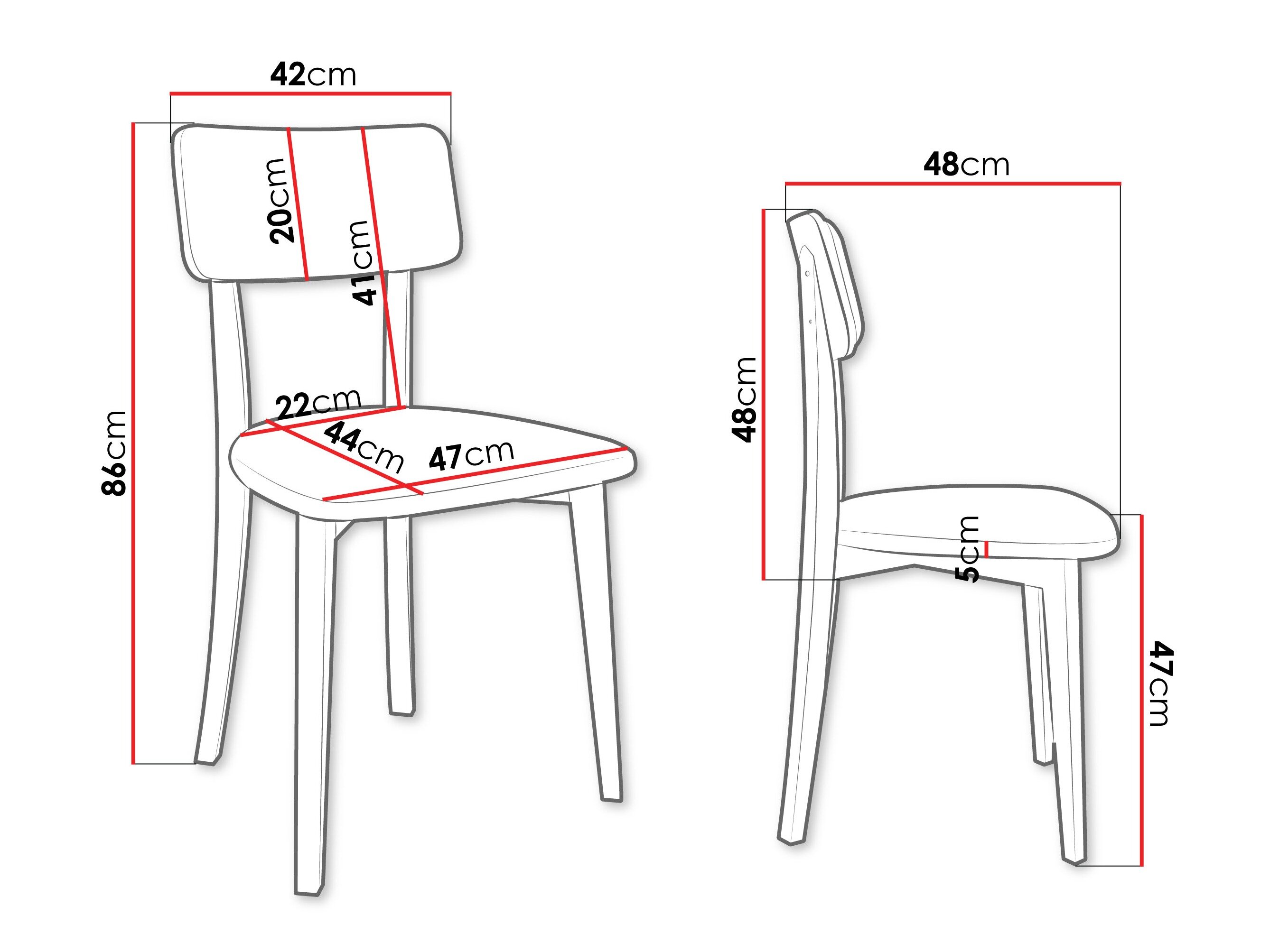 Stol Victorville 380 (Hvid)