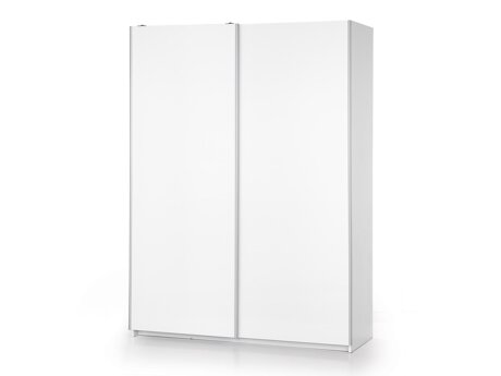 Kledingkast Cirveso 110 (Wit + Glanzend wit)