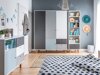 Kleiderschrank Domfera 101 (Hellblau)