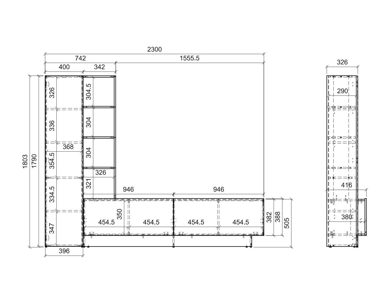 Stuemøbelsæt Ontario 224