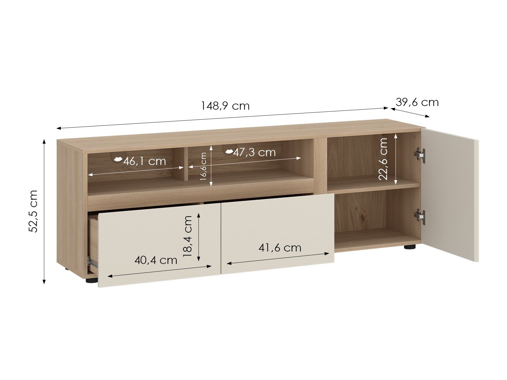 TV-meubel Enoloro 100
