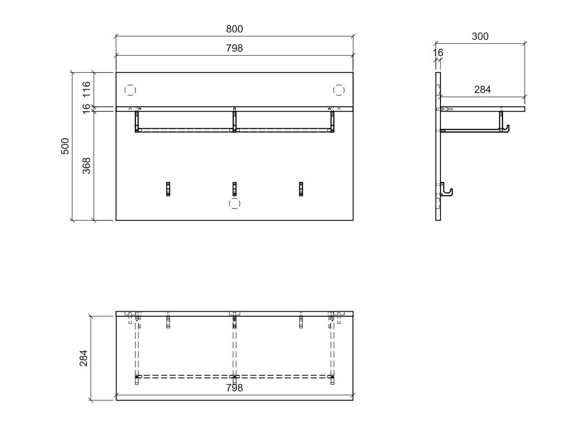Knagerække Remcale 112