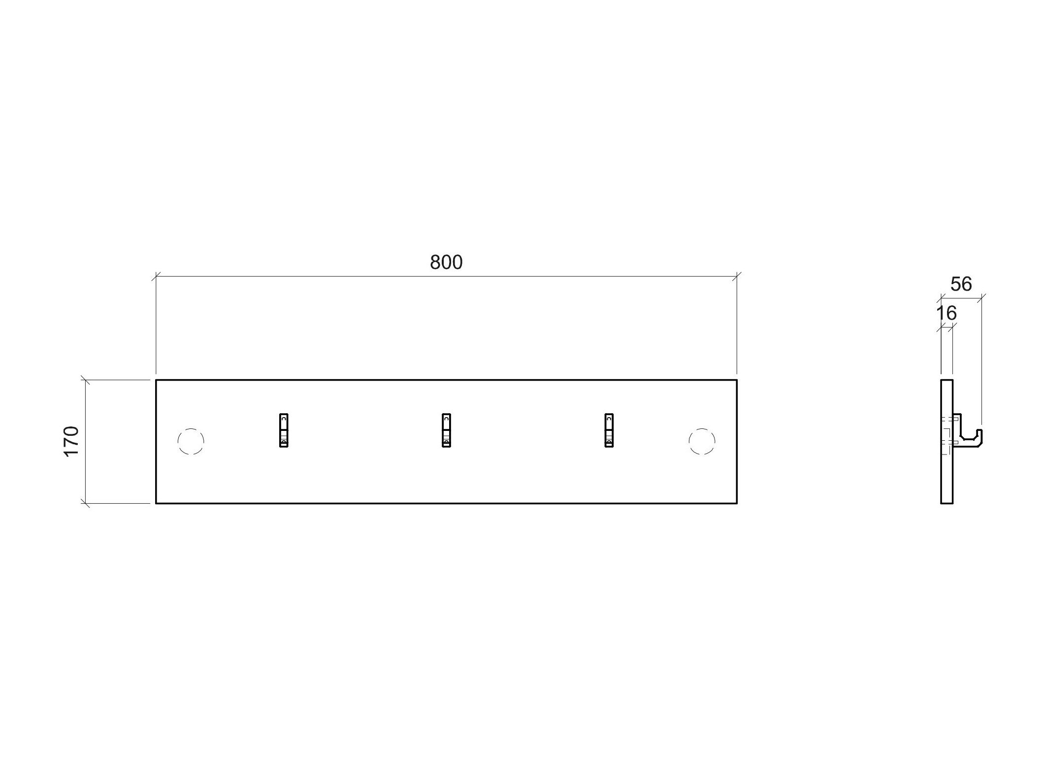 Knagerække Remcale 113