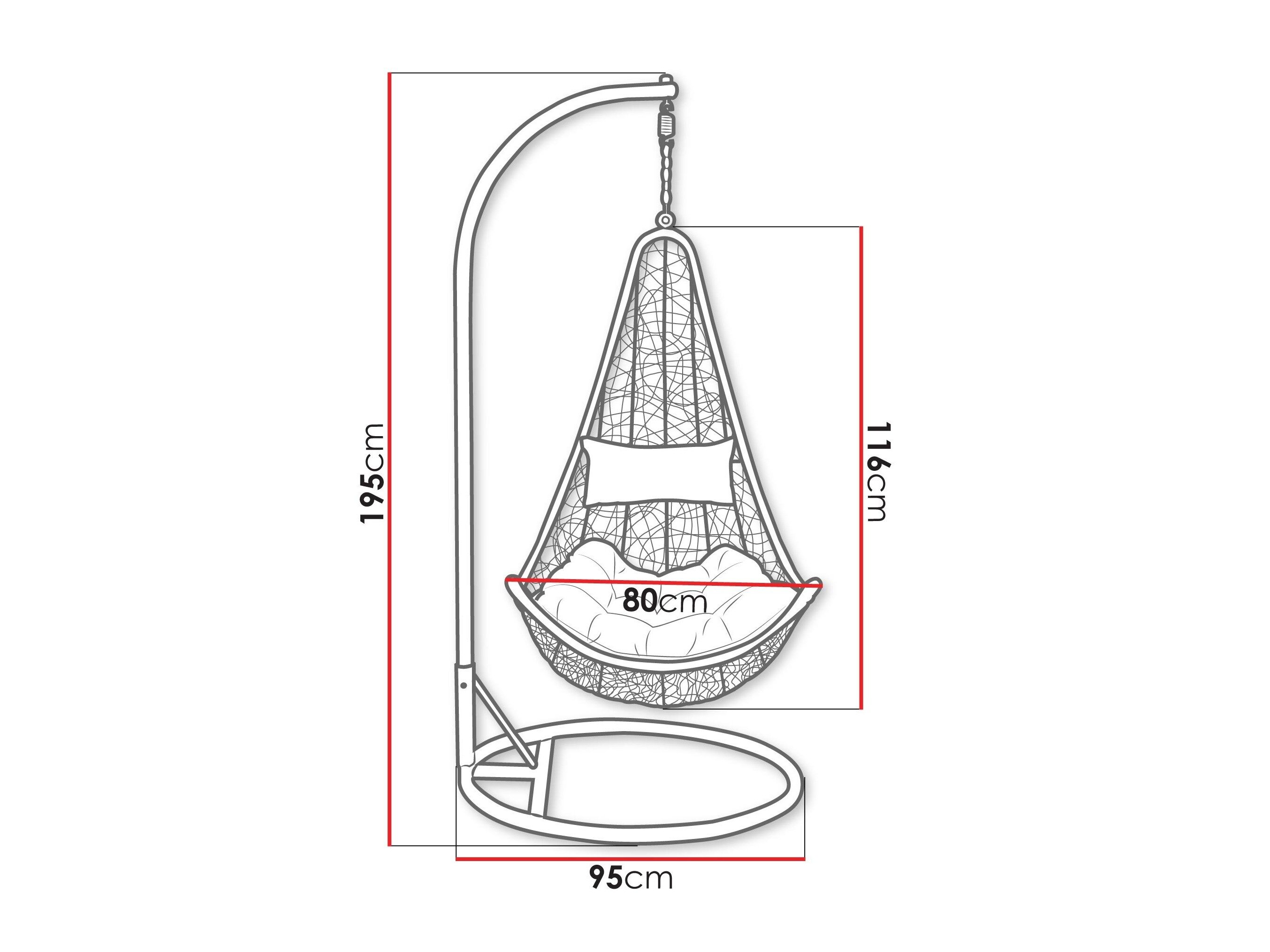 Hængestol Comfivo 313 (Grå)