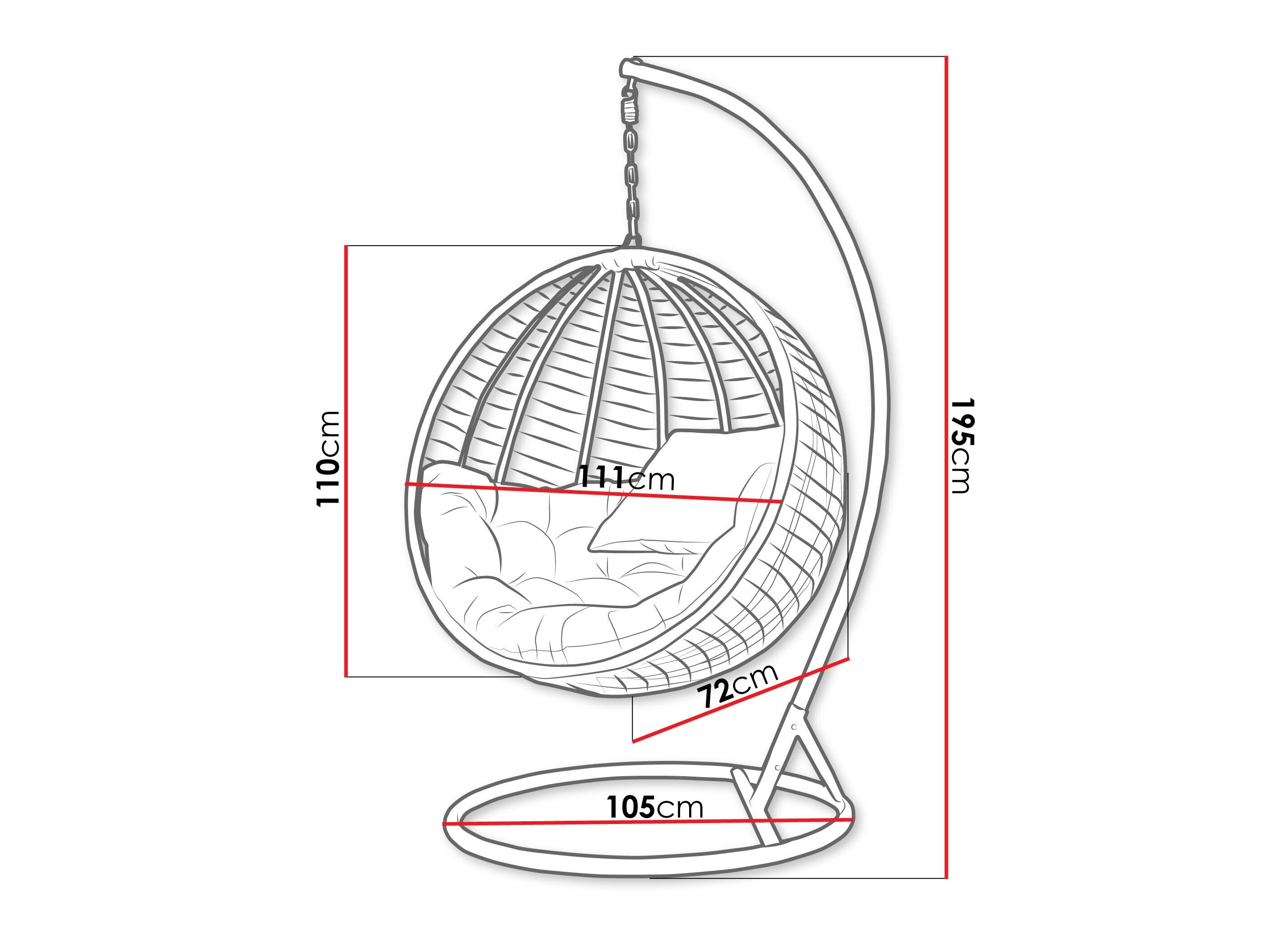Hængestol Comfivo 407