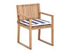 Komplet mize in stolov Berwyn 3235 (Bela + Temno Modra)