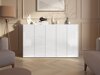 Sideboard Fresno 147 (Weiss glänzend)