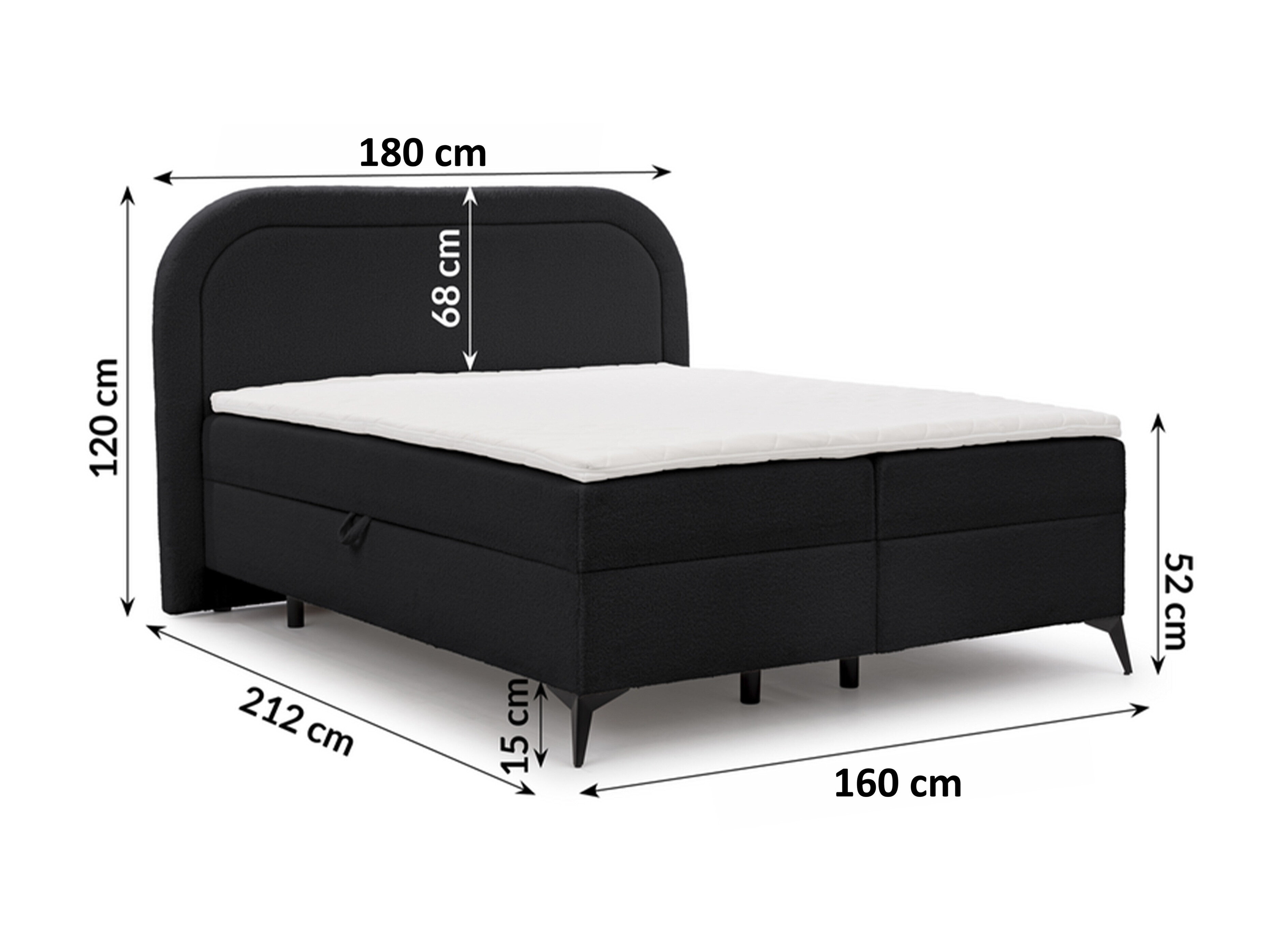 Boxspring Rocklin 115 (Quelle 83)