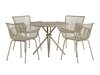 Tafel en stoelen set Dallas 5163