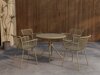 Tafel en stoelen set Dallas 5163