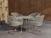 Tafel en stoelen set Dallas 5164