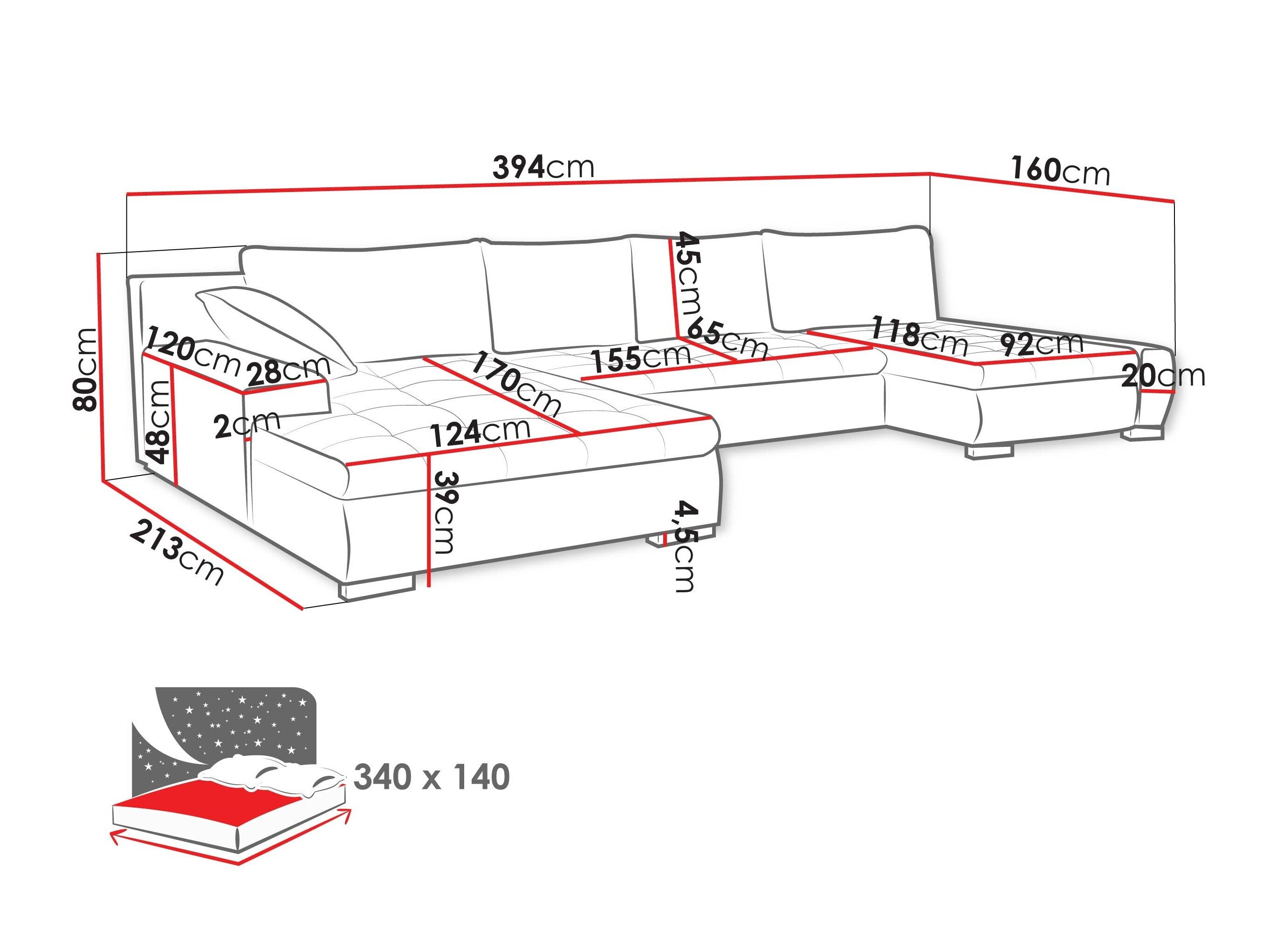Hjørnesofa Comfivo Oliva (Bella 10)