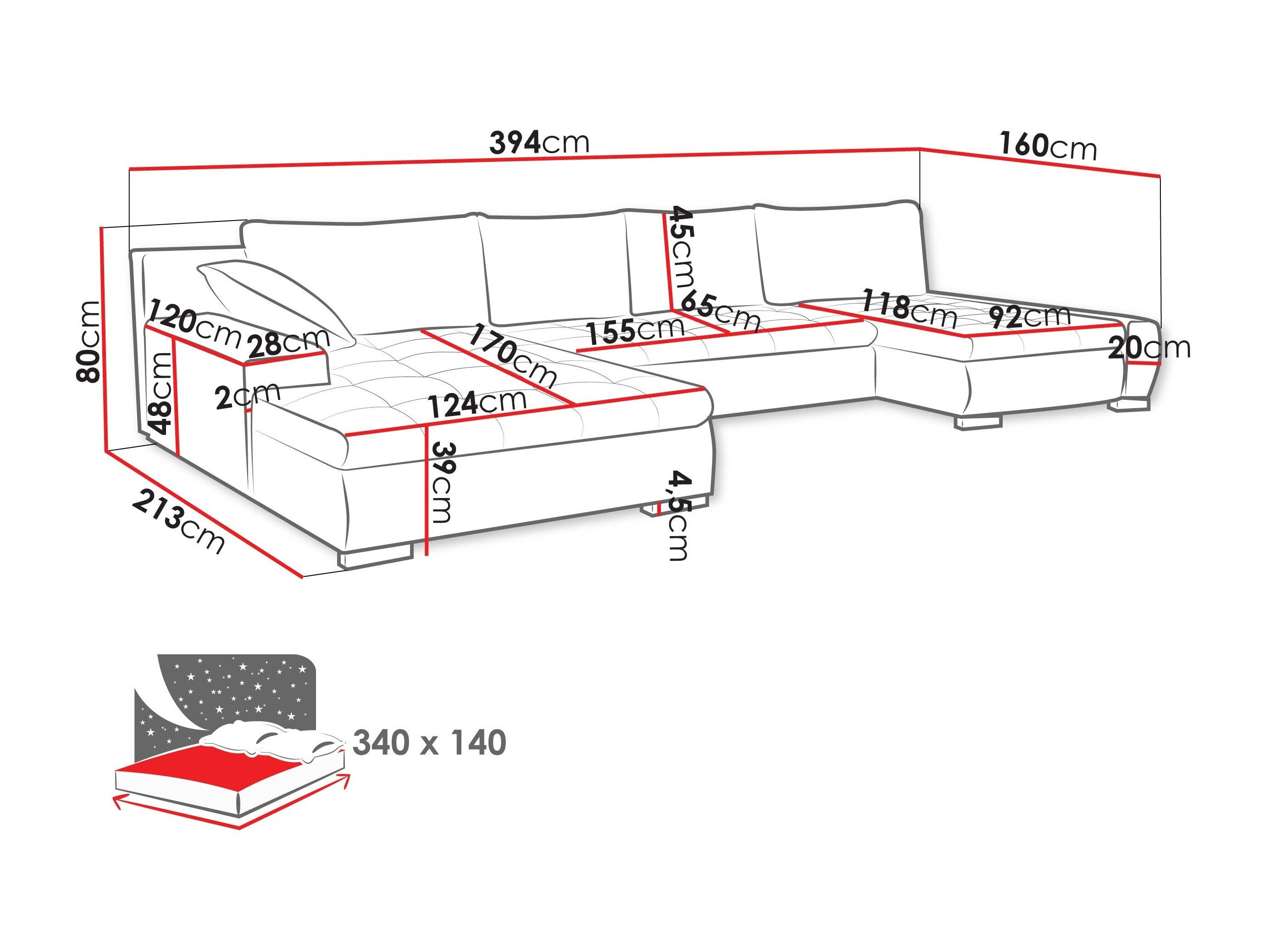 Hjørnesofa Comfivo Oliva (Fredo 25)