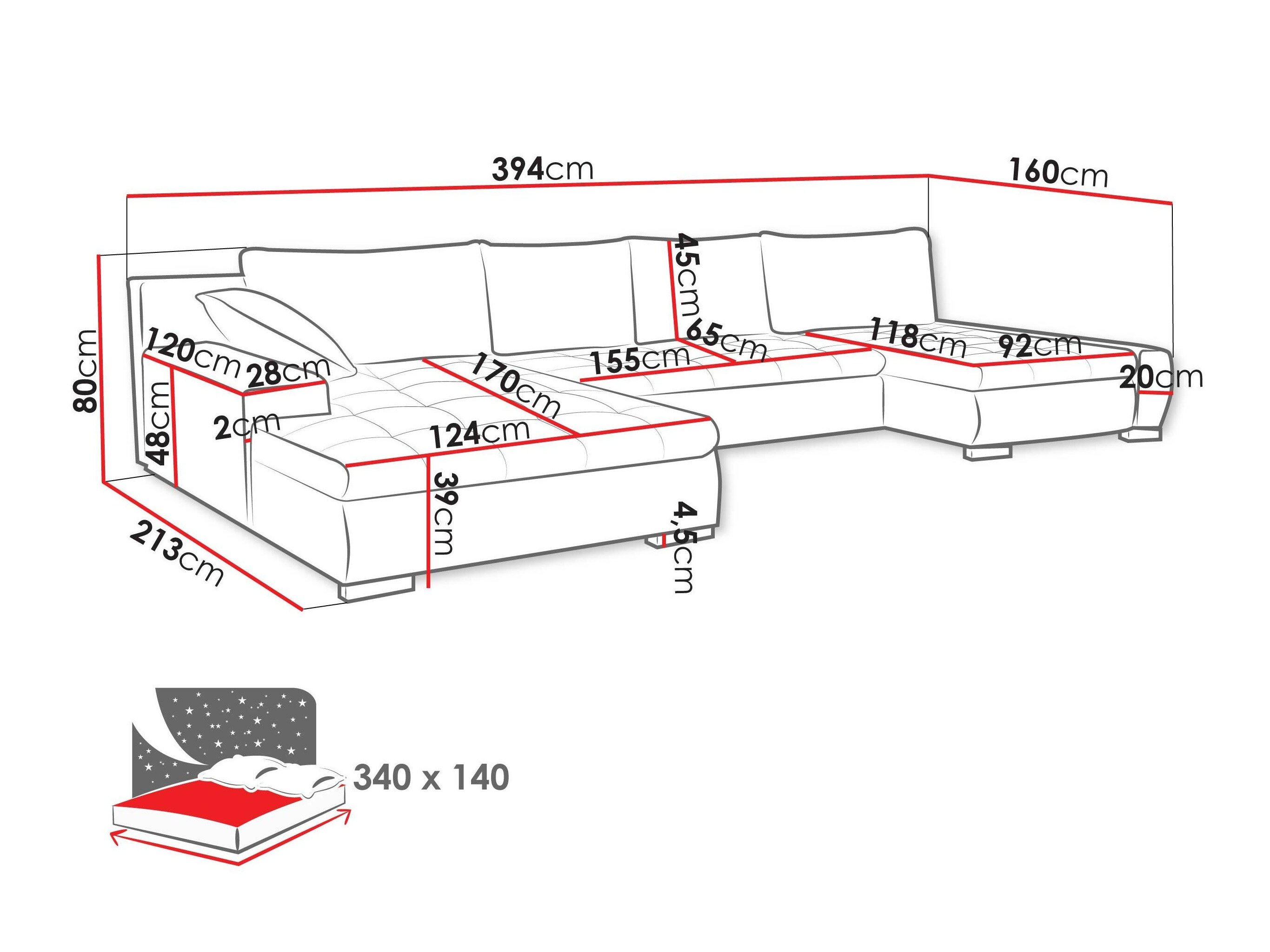 Hjørnesofa Comfivo Oliva (Magic Velvet 2217 + Magic Velvet 2219)