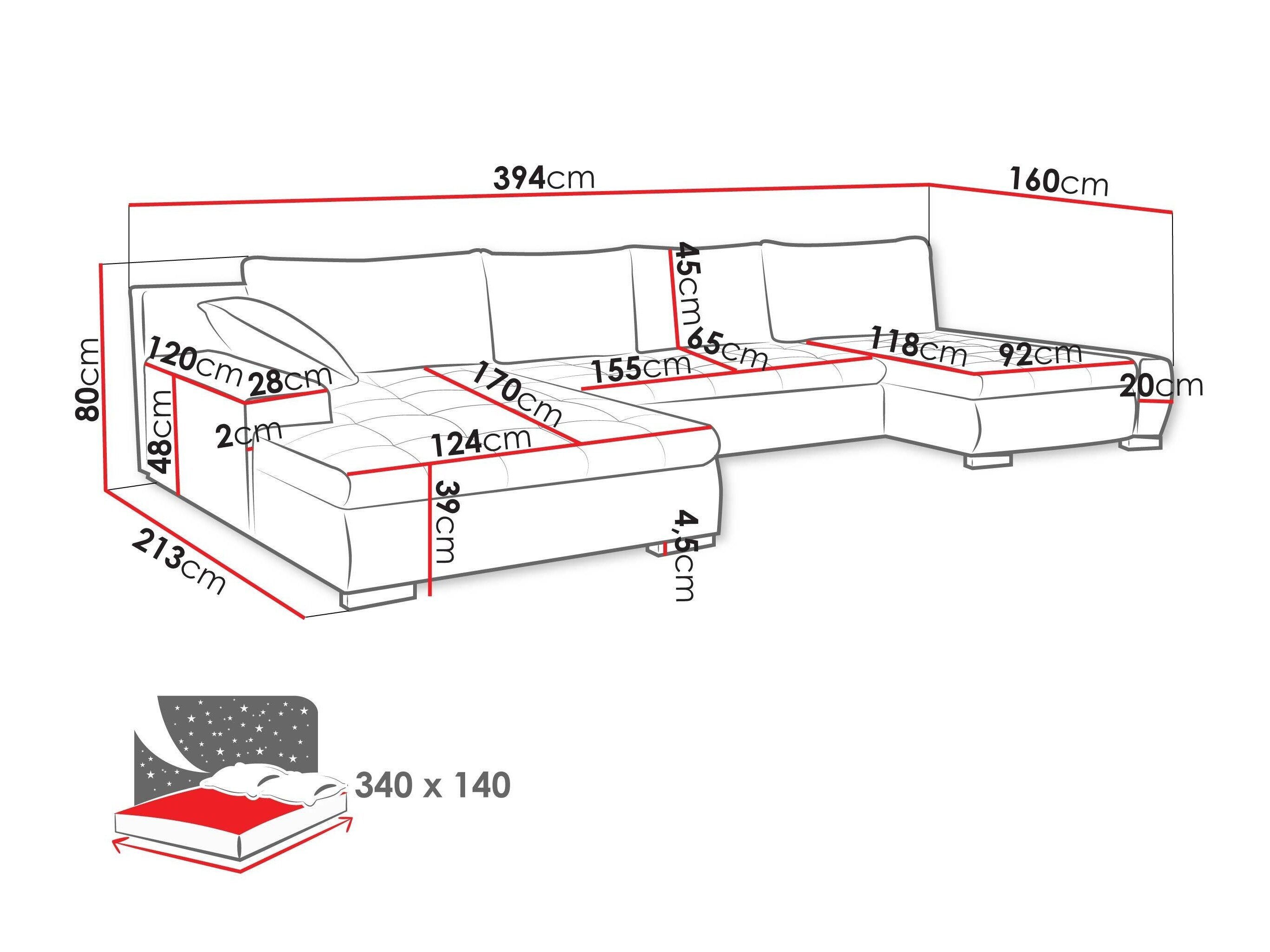 Hjørnesofa Comfivo Oliva (Nazar 225.02)