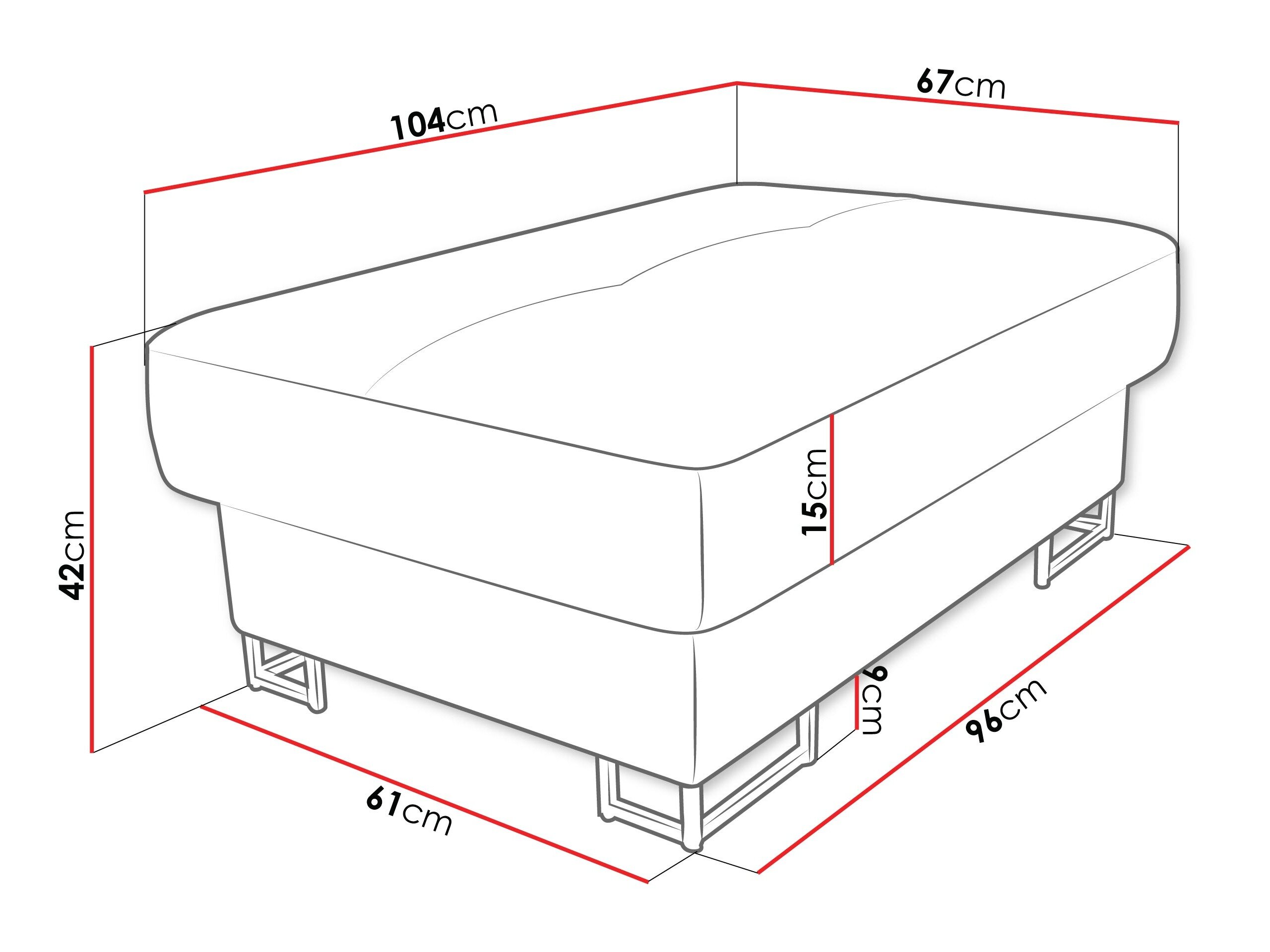 Polstret bænk Comfivo 238 (Lumo 55)