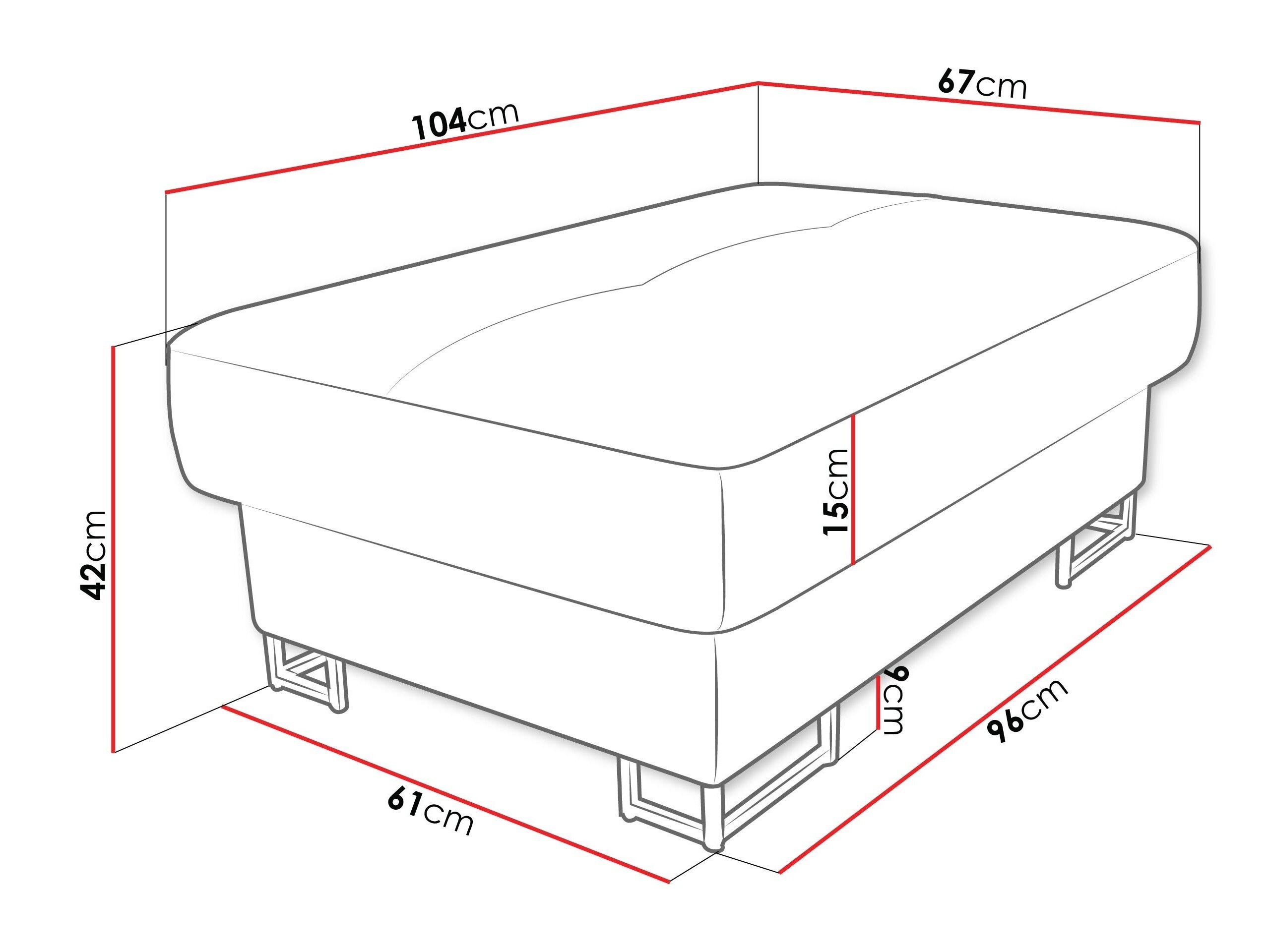 Polstret bænk Comfivo 238 (Magic Velvet 2221)