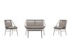 Buiten meubilair set Dallas 5169 (Bruin + Beige)