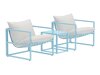Buiten meubilair set Dallas 5186 (Lichtblauw + Beige)