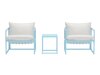 Buiten meubilair set Dallas 5186 (Lichtblauw + Beige)