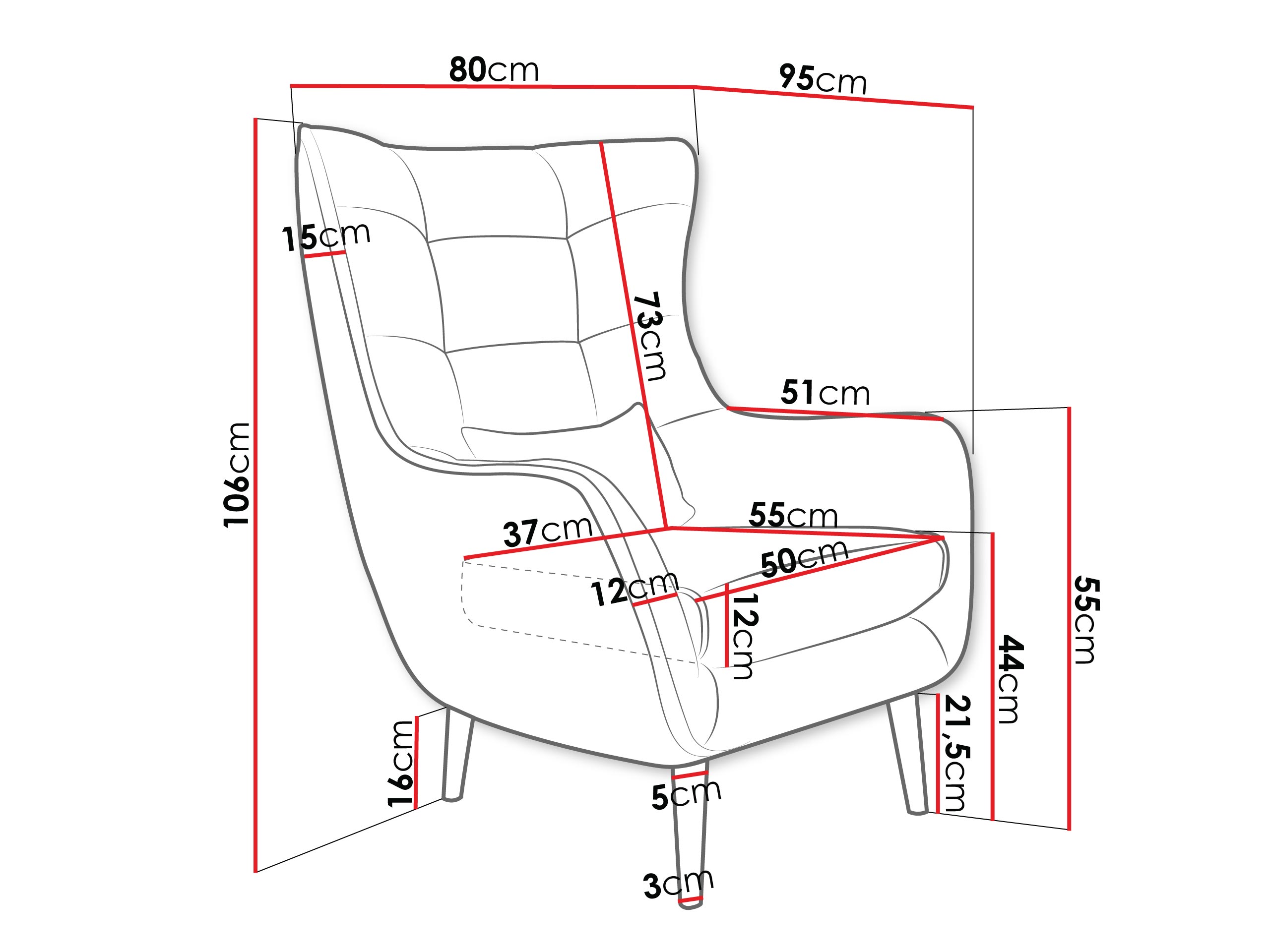 Lænestol Comfivo 528 (Lambi 12)
