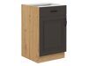 Modulaire kast met lade en deuren Retro Grey 105