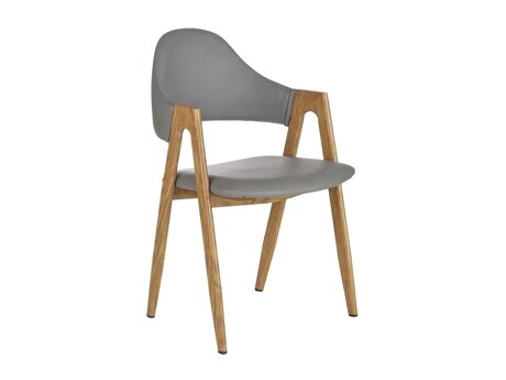 Stoel Houston 561 (Grijs + eiken)