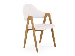 Stoel Houston 561 (Wit + eiken)