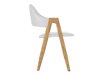 Stoel Houston 561 (Wit + eiken)