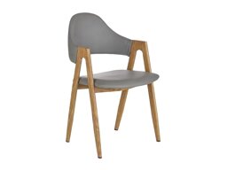 Stolica Houston 561 (Sivo + hrast)