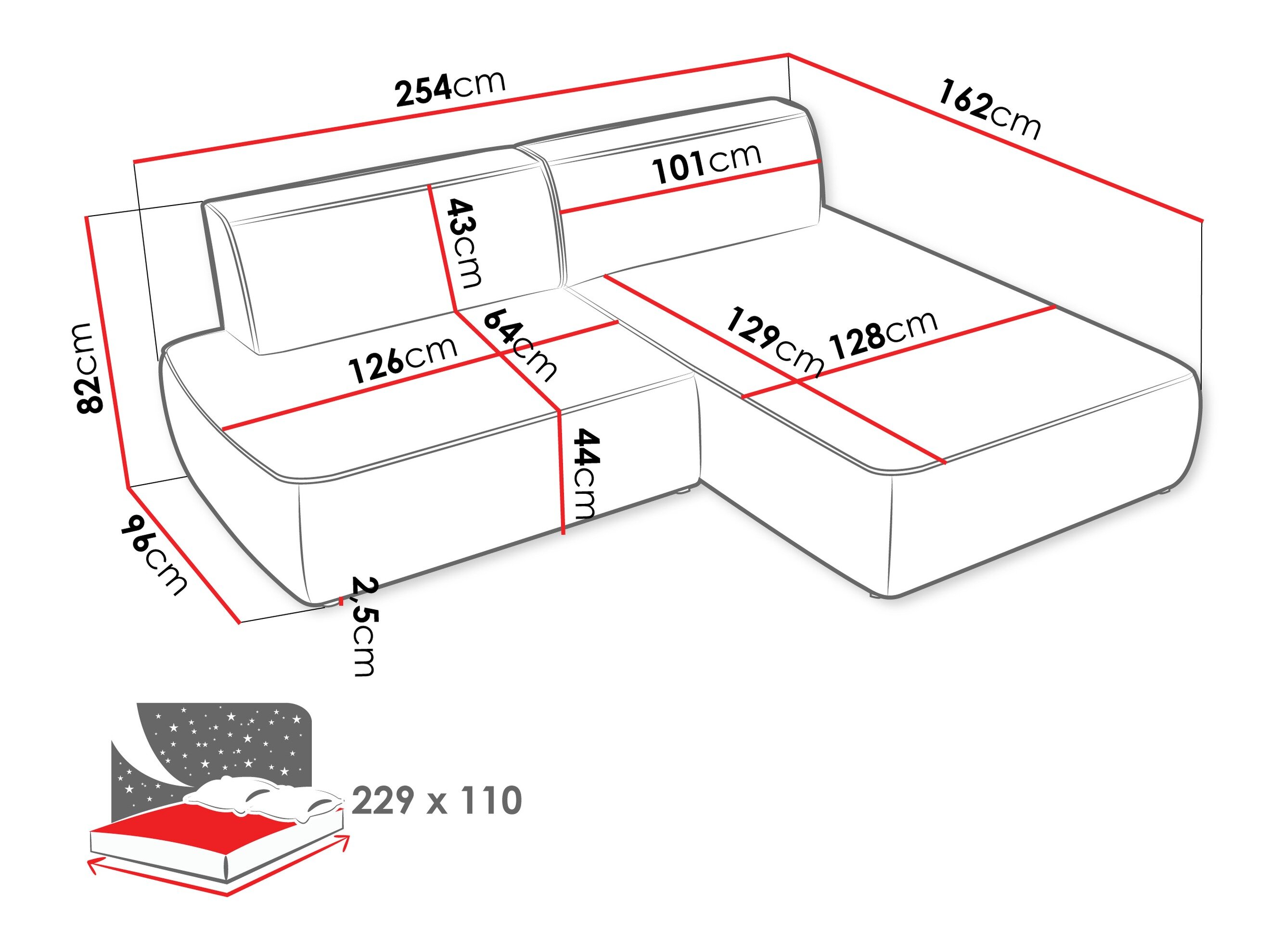 Hjørnesofa Comfivo Soror (Velo 635)