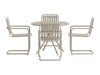 Tafel en stoelen set Dallas 5192 (Beige)