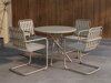 Tafel en stoelen set Dallas 5192 (Beige)