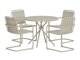 Tafel en stoelen set Dallas 5192 (Beige)