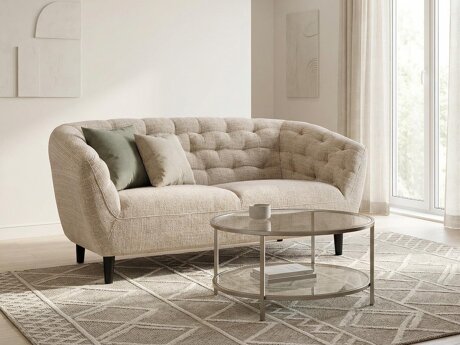Chesterfield kanapé Norsica 260 (Bézs)