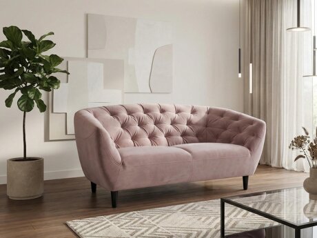 Chesterfield kauč Norsica 260 (Zagasito ružičasta)