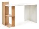 Mesa de oficina Houston 825 (Blanco + Roble dorado)