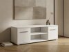 TV-bord Cirveso 109 (Hvid + Glansfuld hvid)