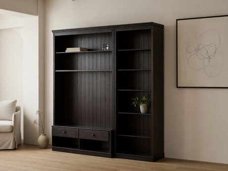 Wohnzimmer-Sets Saltoro 106 (Dunkelbraun)