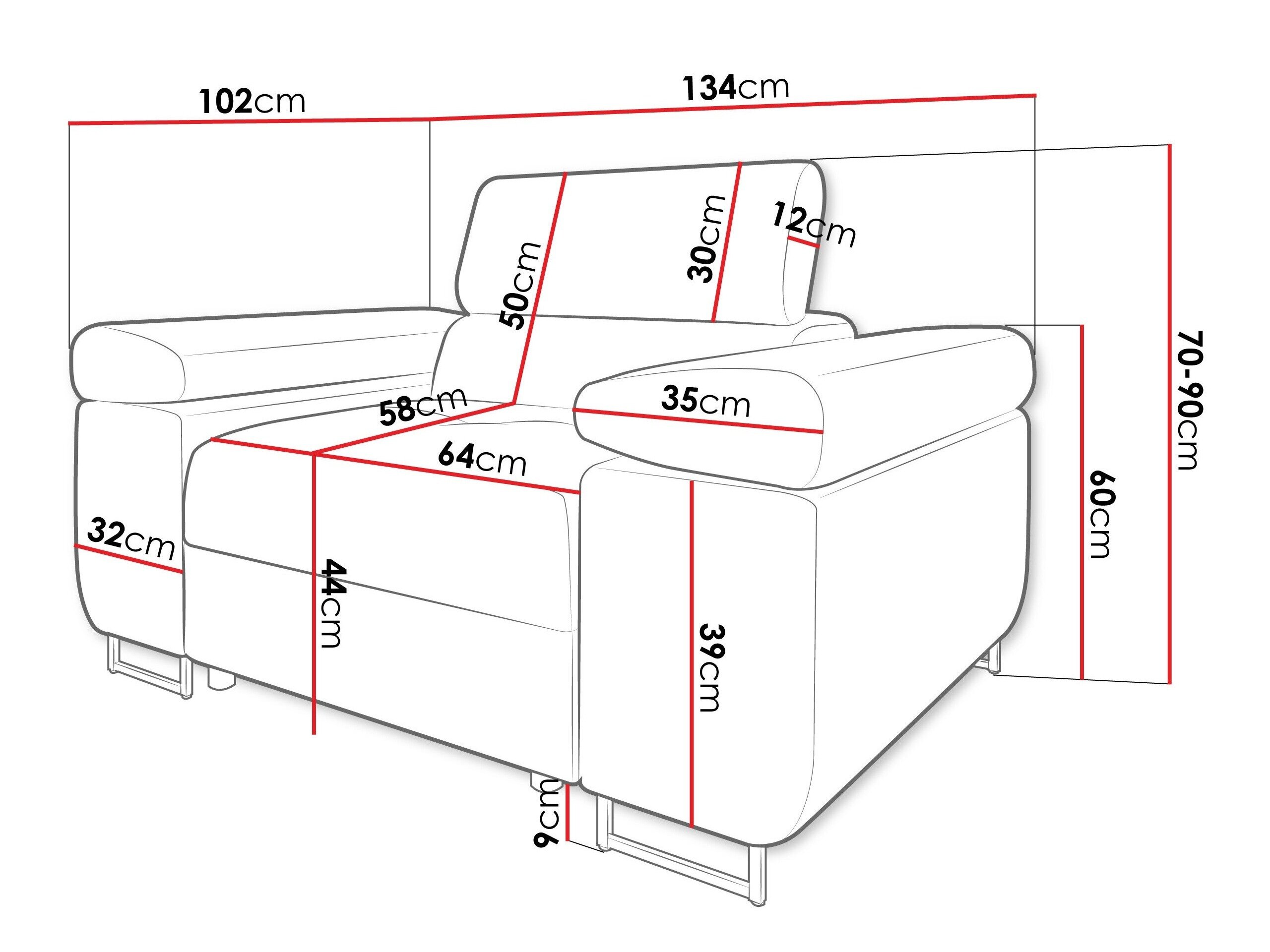 Lænestol Comfivo Vinetum (Manila 26)
