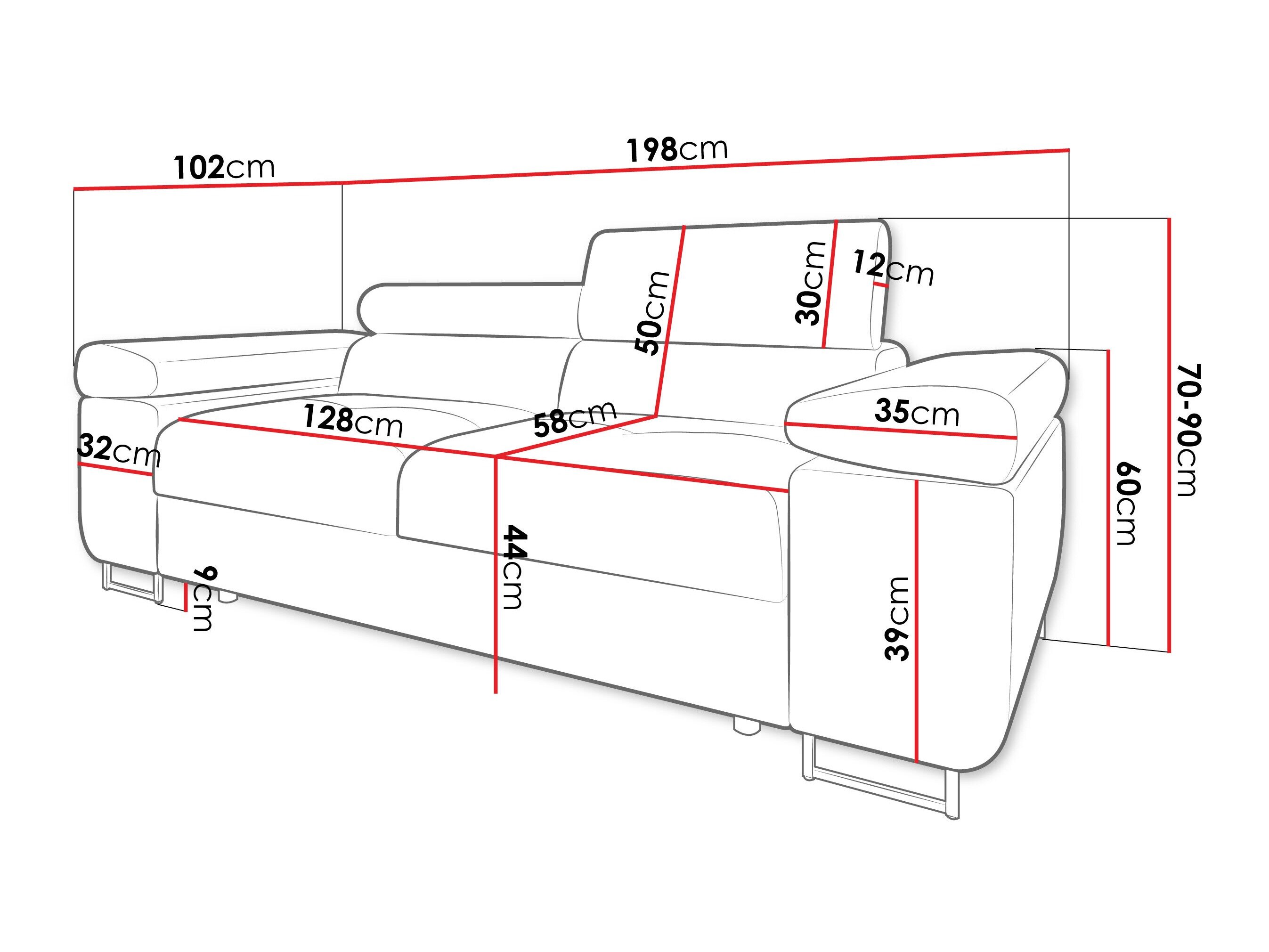 Sofa Comfivo Vinetum II (Manila 18)