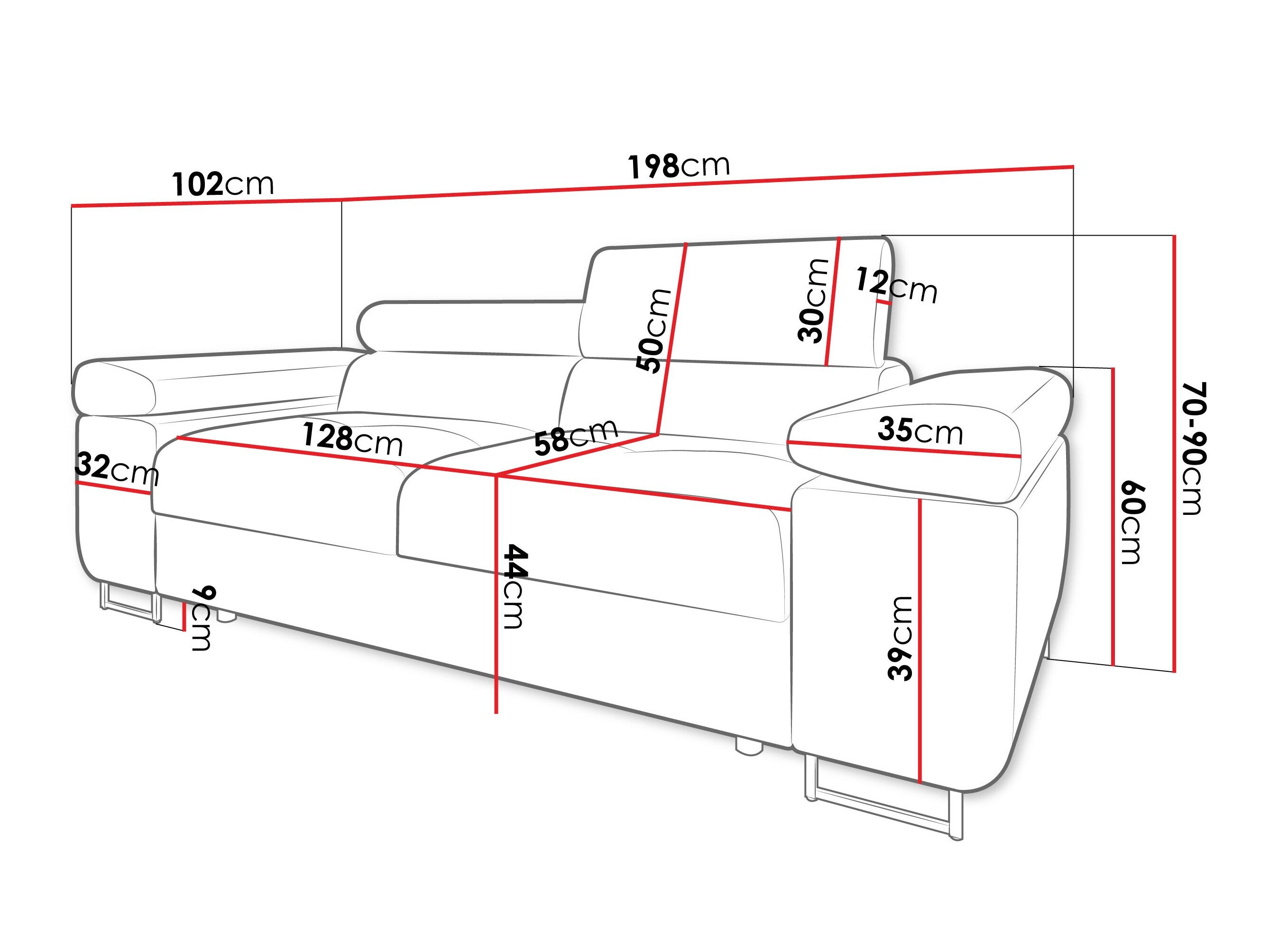 Sofa Comfivo Vinetum II (Wave 05)