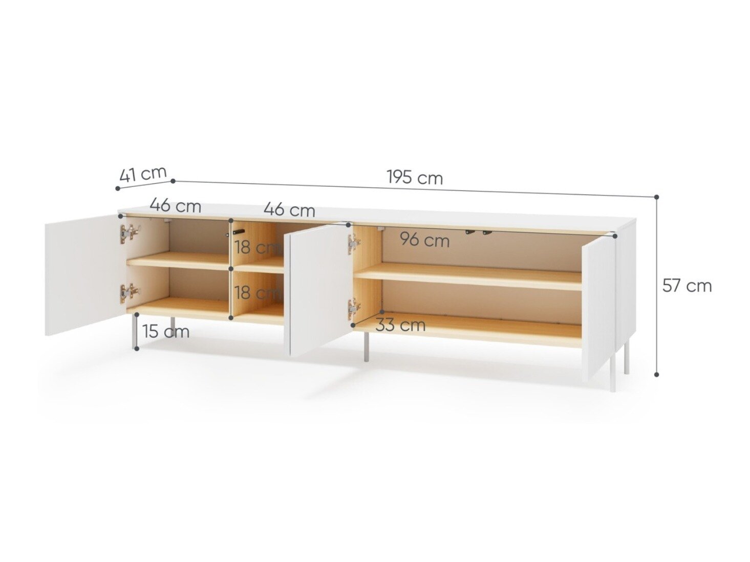 TV-meubel Mirbelo 107