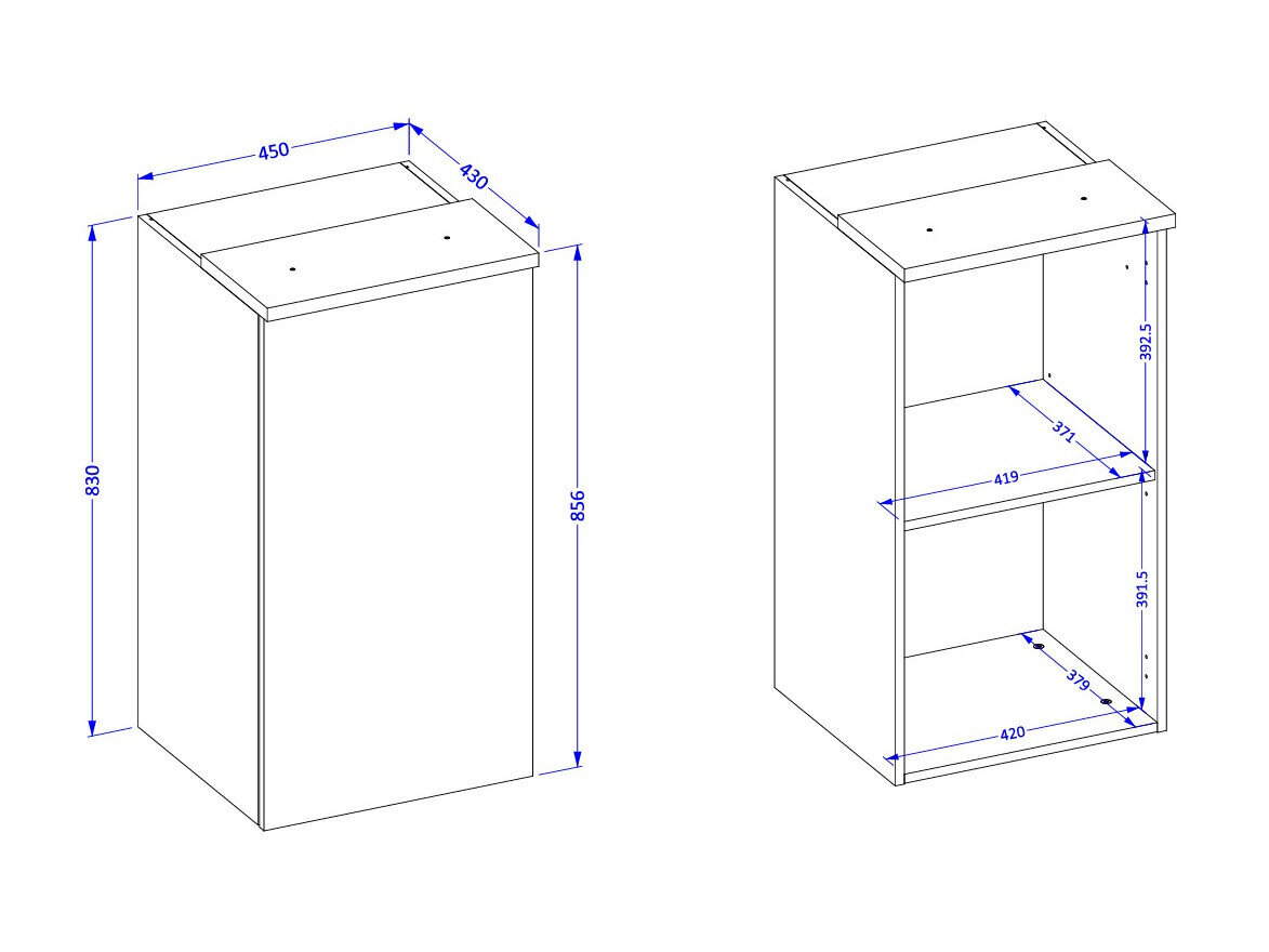 Vægskab Nolcala 102 (Egetræ + Eukalyptus)
