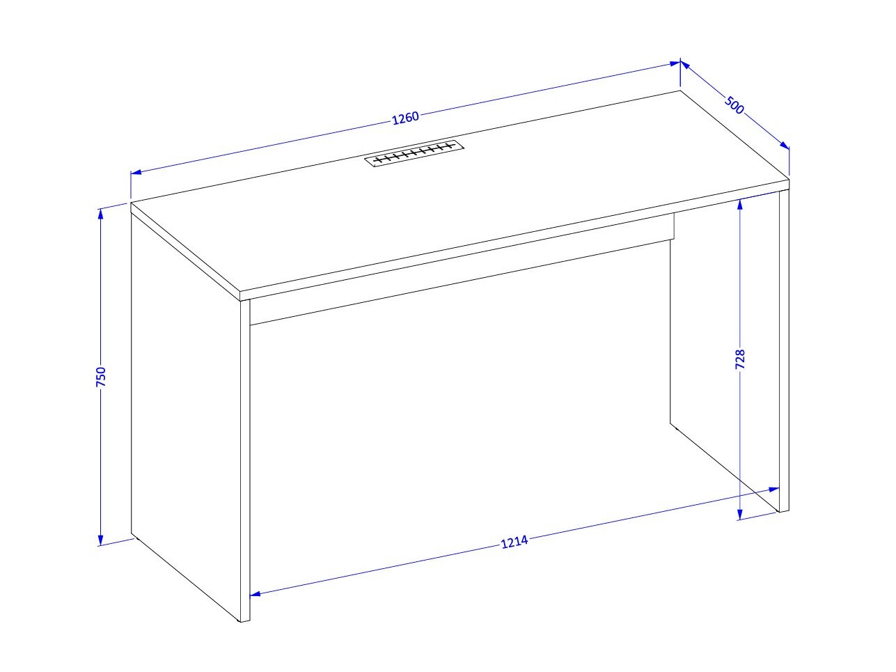 Skrivebord Nolcala 103