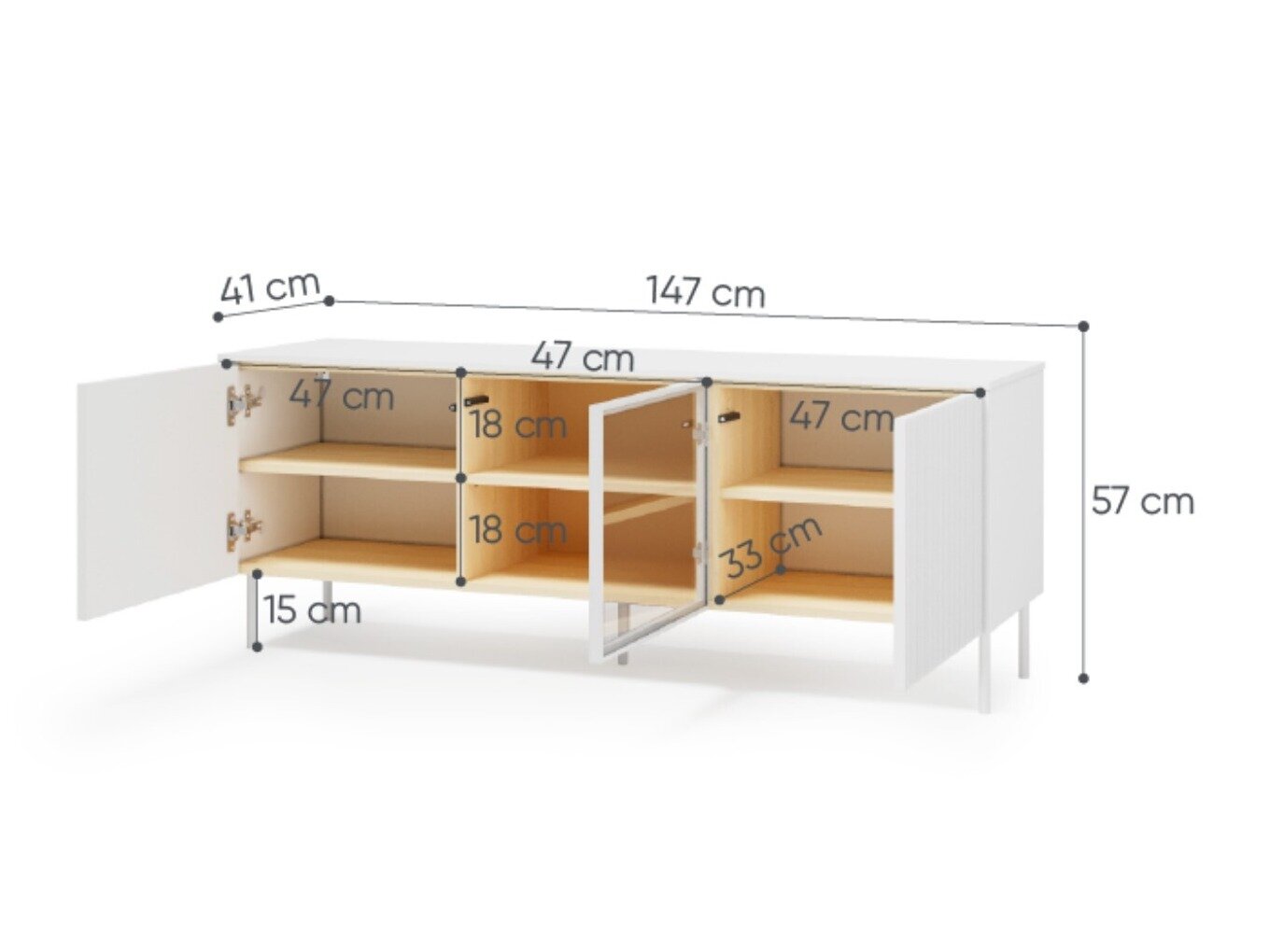 TV-meubel Mirbelo 108