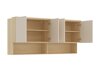 Hängeschrank Nolcala 106 (Eichenholzoptik + Beige)
