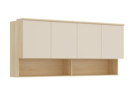 Seinäkaappi Nolcala 106 (Tammi + Beige)