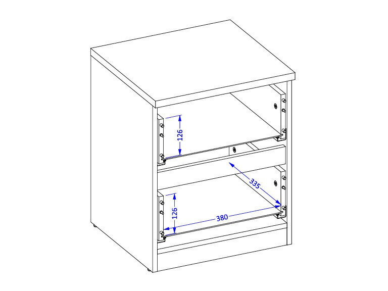 Sengebord Nolcala 108 (Egetræ + Eukalyptus)